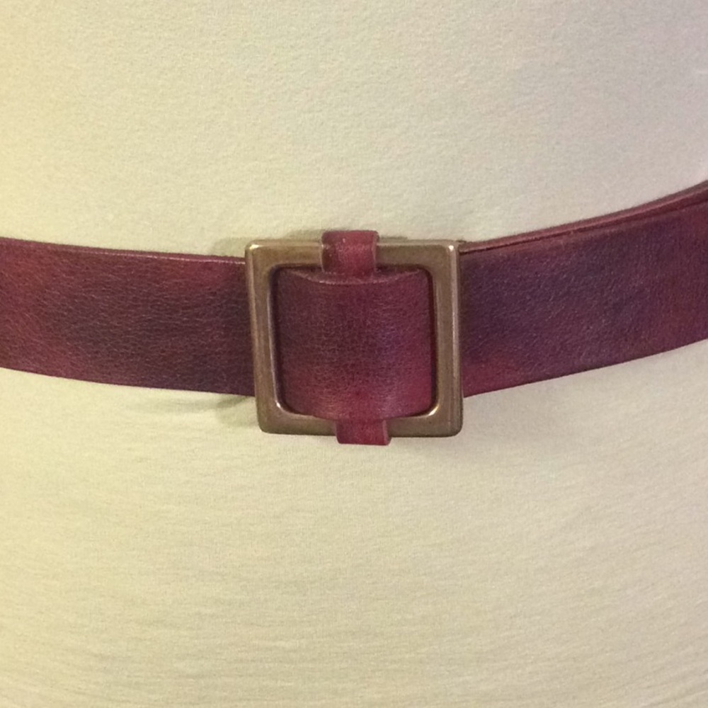 Leather belt